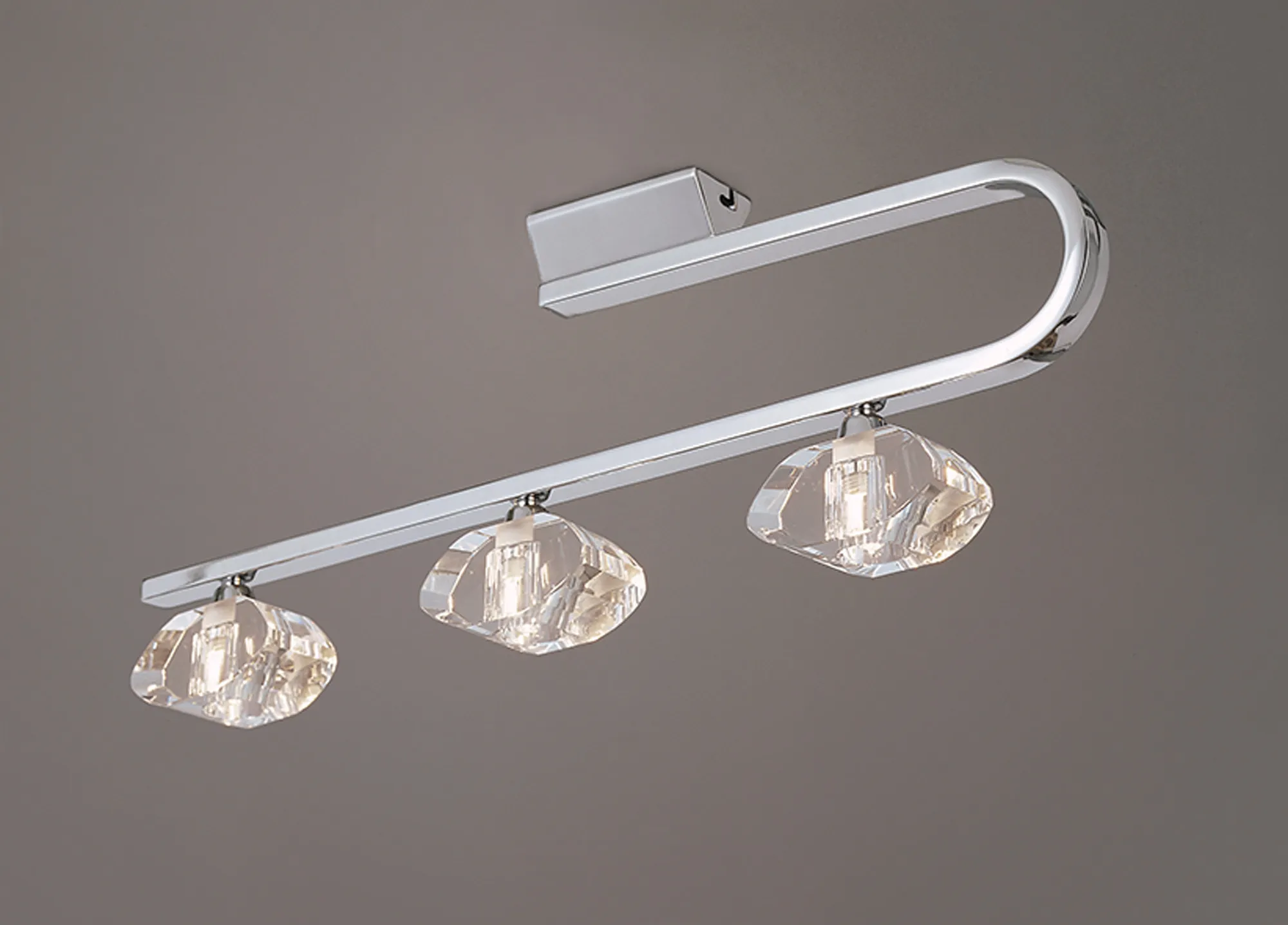Alfa Polished Chrome Ceiling Lights Mantra Semi Flush Fittings